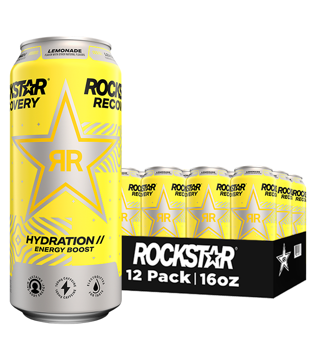 Rockstar - Recovery Lemonade Energy Drink - 12/16oz