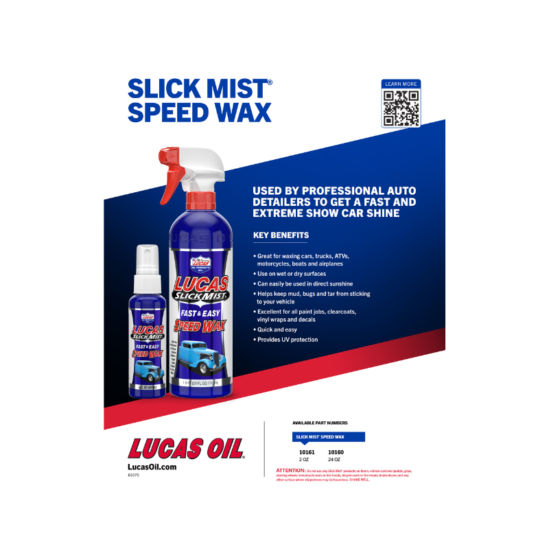 Lucas - Slick Mist Speed Wax - 6/24oz