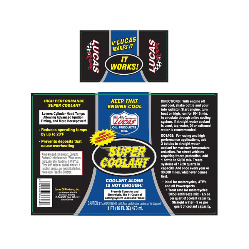 Lucas - Super Coolant - 12/16oz
