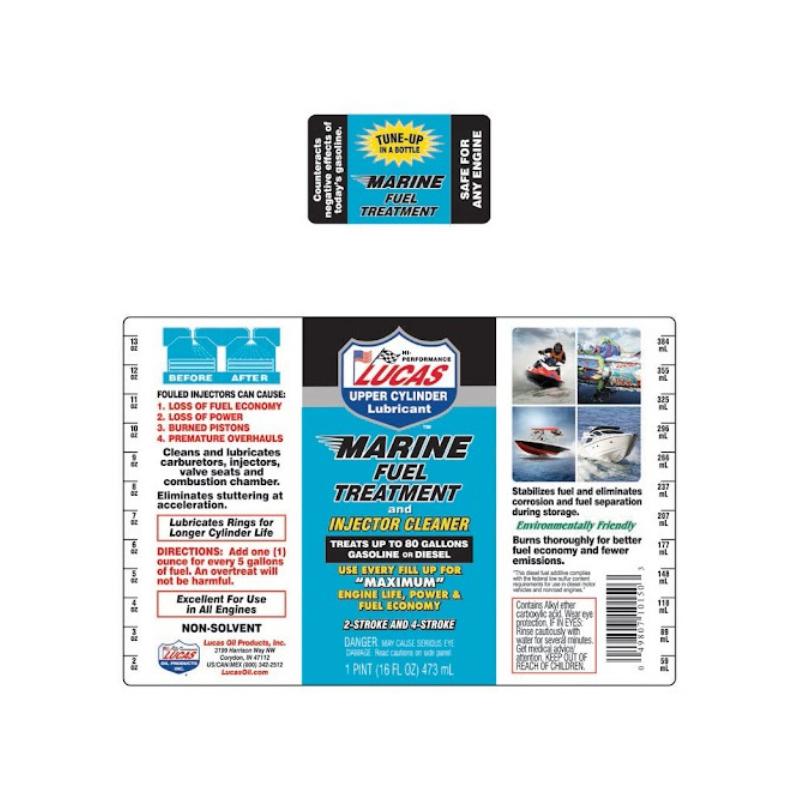 Lucas - Marine Fuel Treatment - 12/16oz
