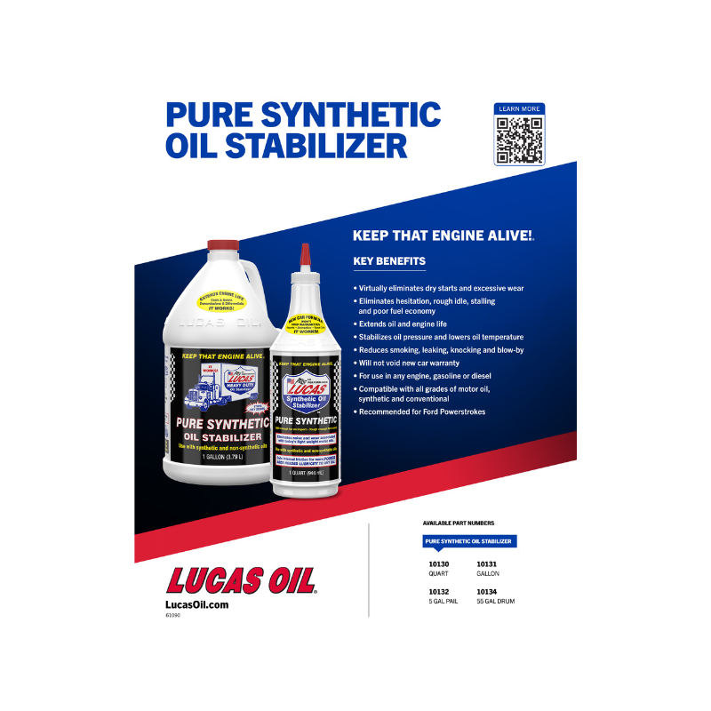 Lucas - Synthetic H/D Oil Stabilizer - 4/1Gal
