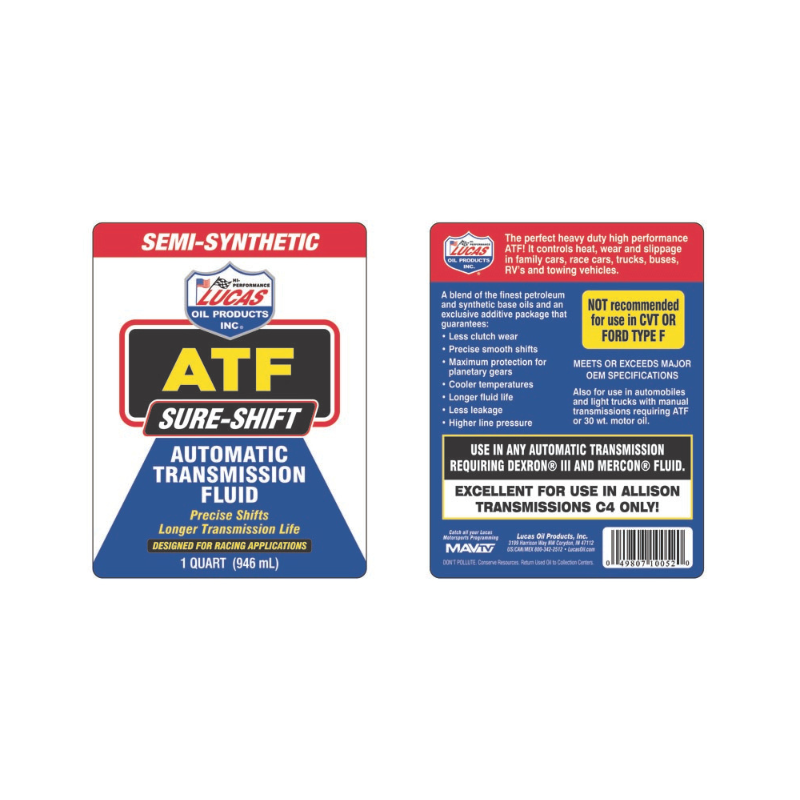 Lucas - Sure-Shift Semi-Syn ATF  - 6/1qt