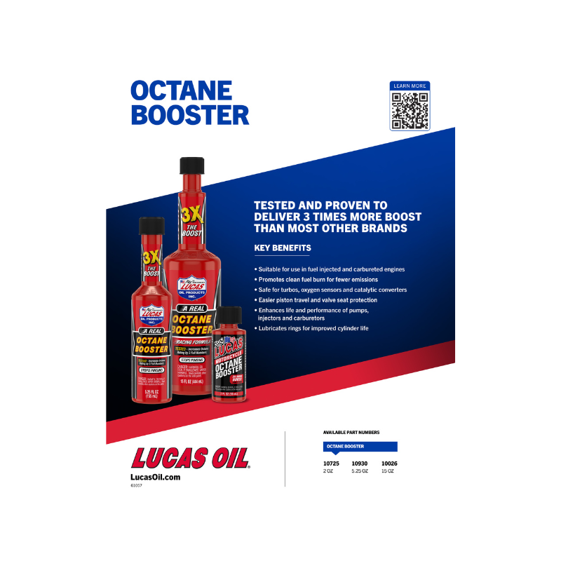 Lucas - Octane Booster  - 12/15oz