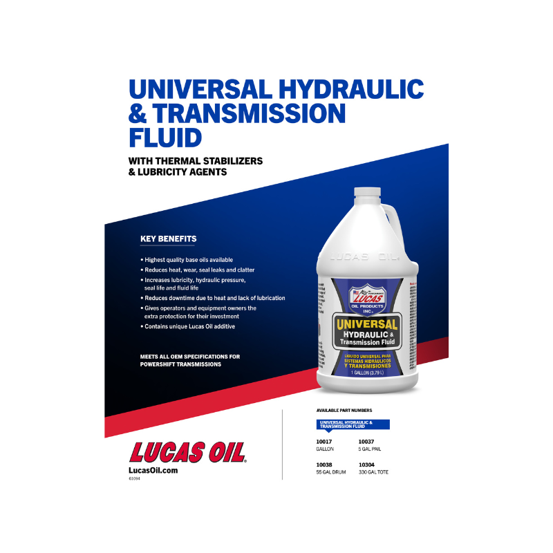 Lucas - Universal Hydraulic Fluid  - 4/1Gal