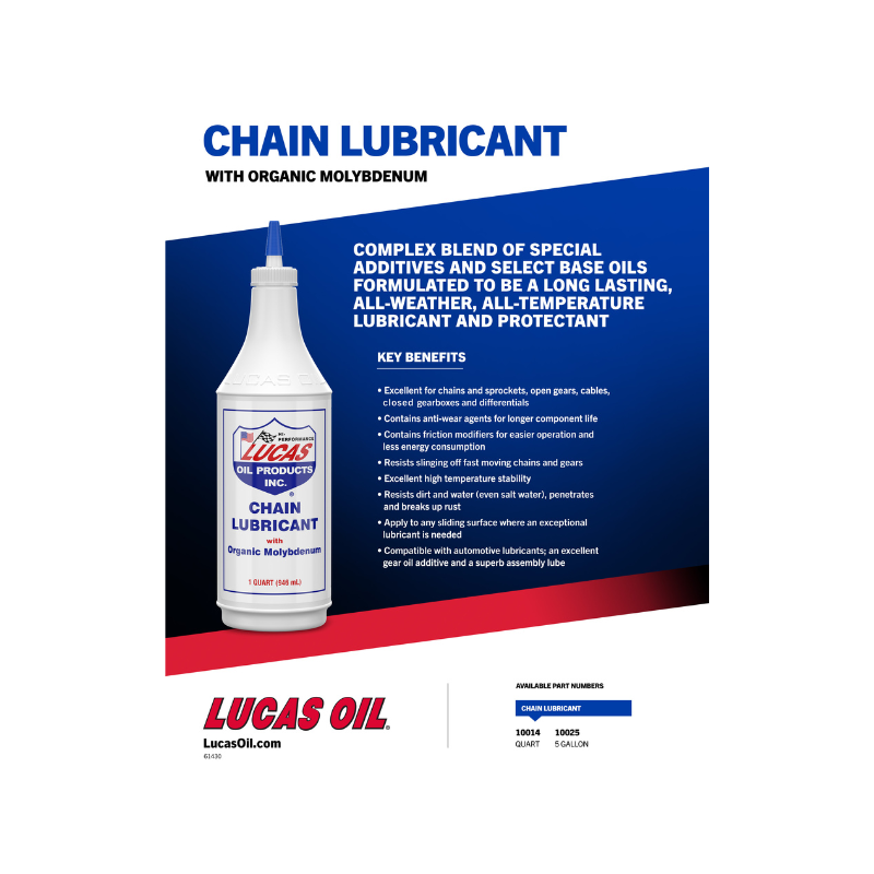 Lucas - Chain Lubricant - 12/1qt