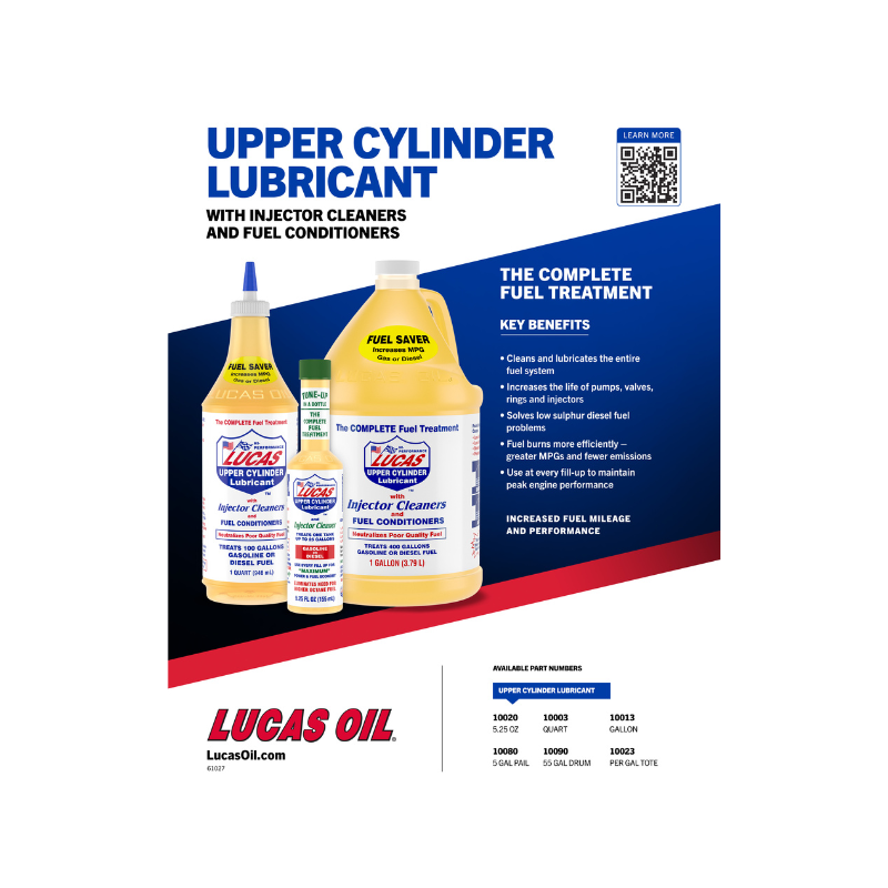 Lucas - Fuel Injector Cleaner - 4/1Gal