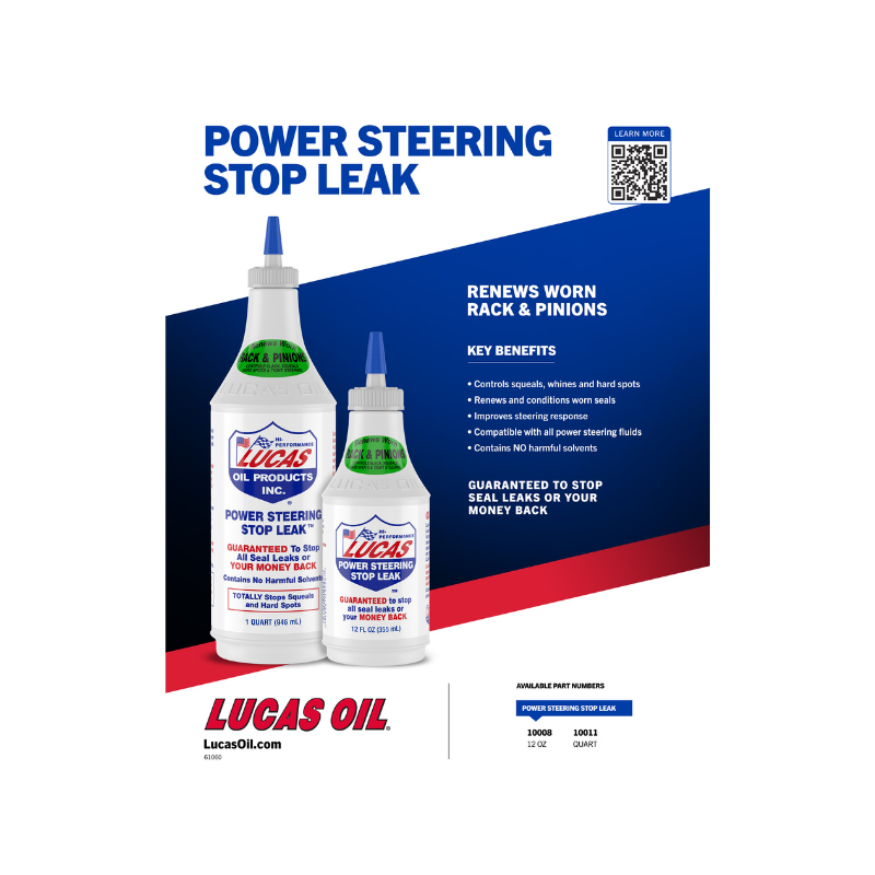 Lucas - Power Steering Stop Leak - 12/12oz