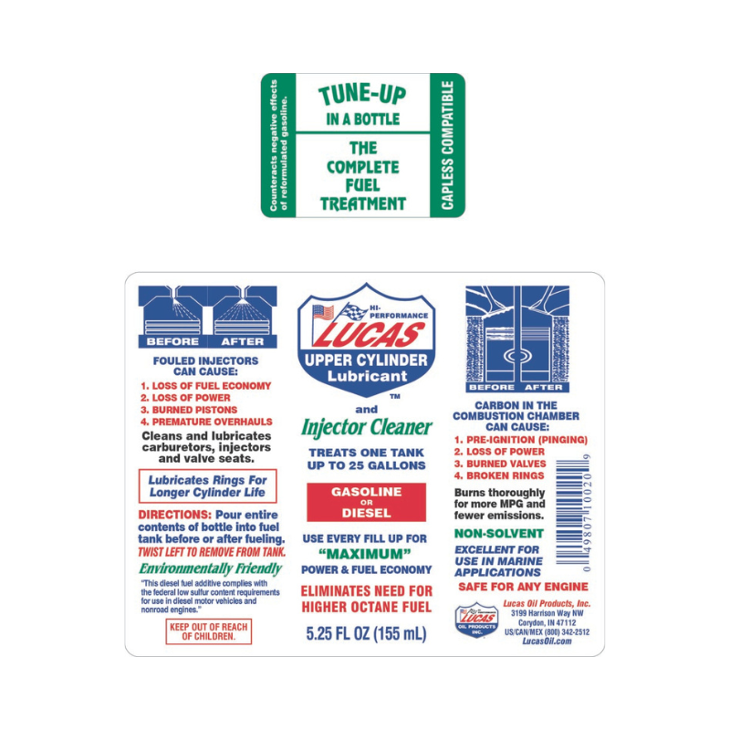 Lucas - Fuel Injector Cleaner - 24/5.25oz
