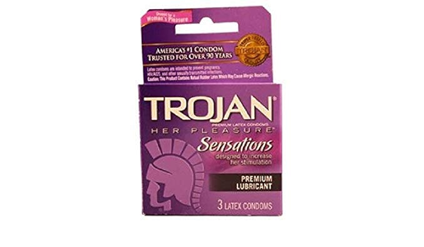 Trojan - Her Pleasure Sensation - 6/3pk Trojan - Her Pleasure Sensation - 6/3pk