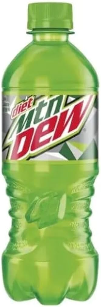 Mountain Dew - Refresco dietético - 24/20 oz