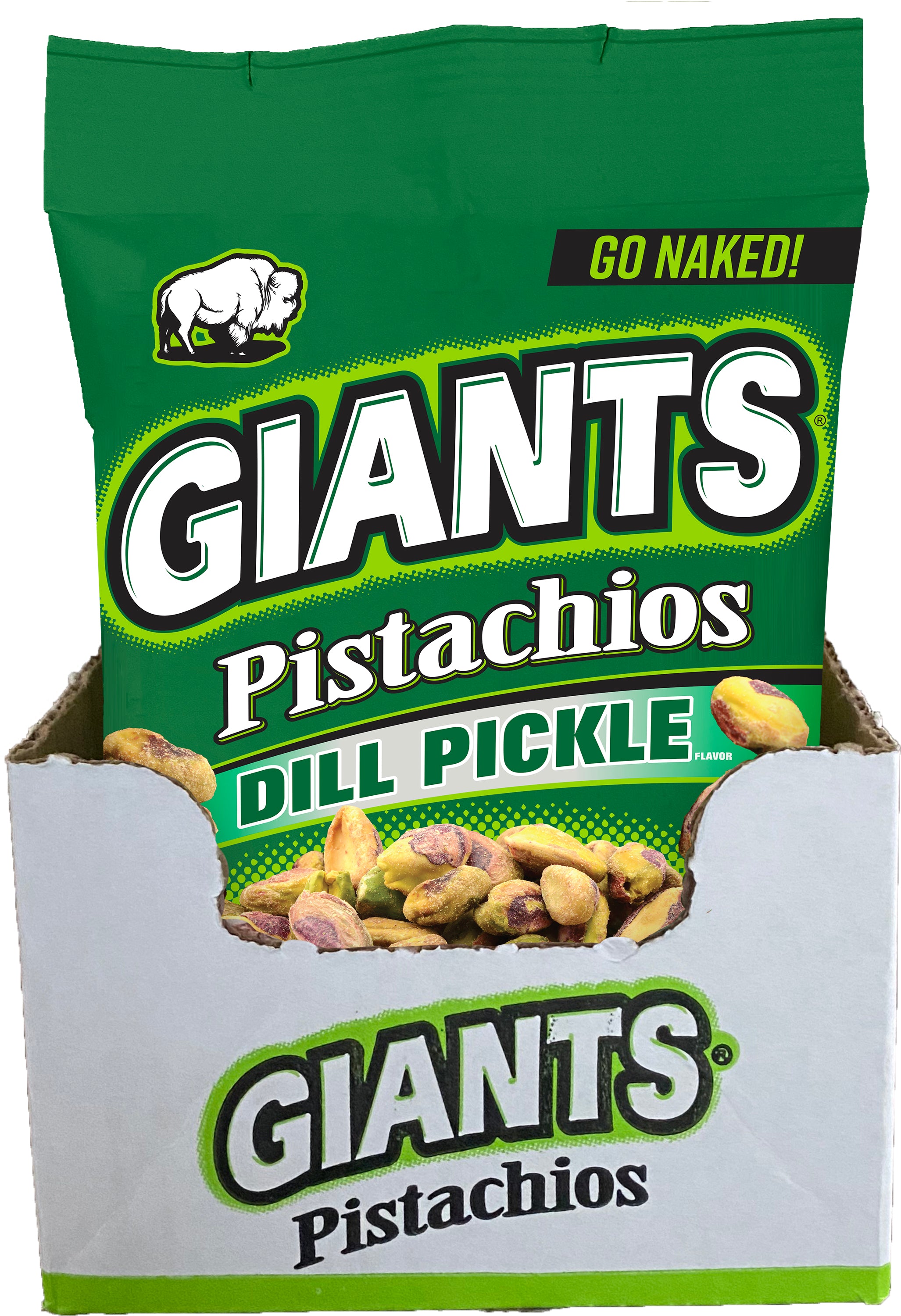 Gigantes - Pepinillos de pistacho y eneldo al natural - 10/3 oz