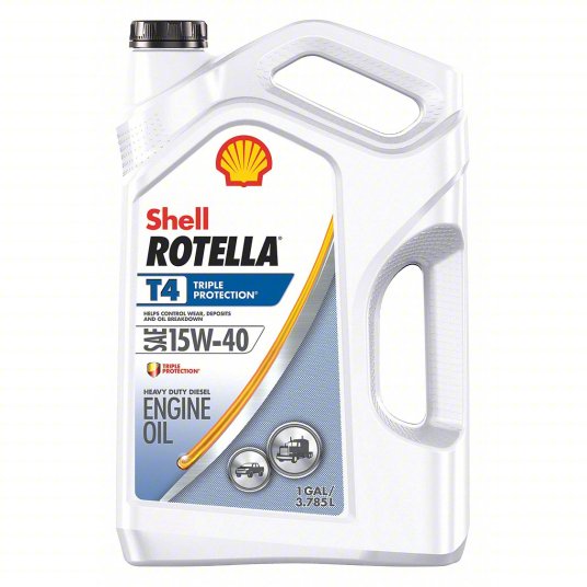 Aceite de motor ROTELLA T4 15W40 - 3/1 galón