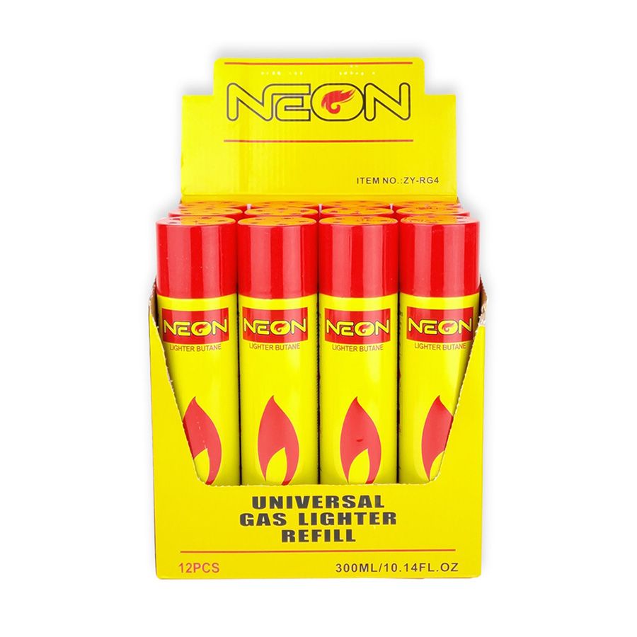 Neón - Butano regular - 12/300 ml