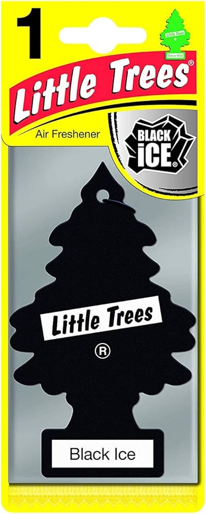 Little Trees - Car Fresheners Black Ice Singles - 24/1pk