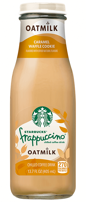 Starbucks - Galleta waffle con caramelo y leche de roble Frap - 12/13,7 oz