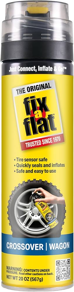 Fix A Flat - Large Tire Inflator & Sealer - 6/20oz