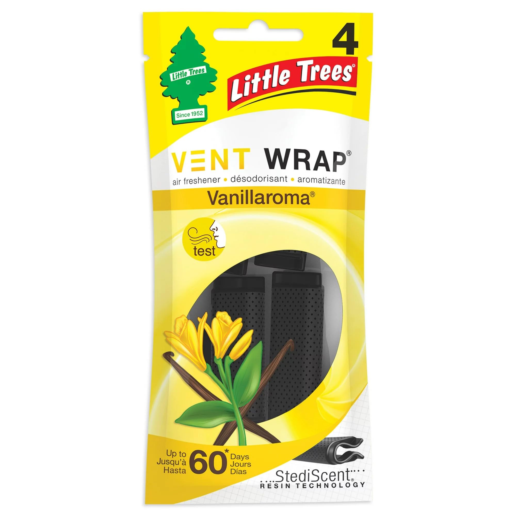 Little Trees - Vent Wrap Vanillaroma - 4/1pk