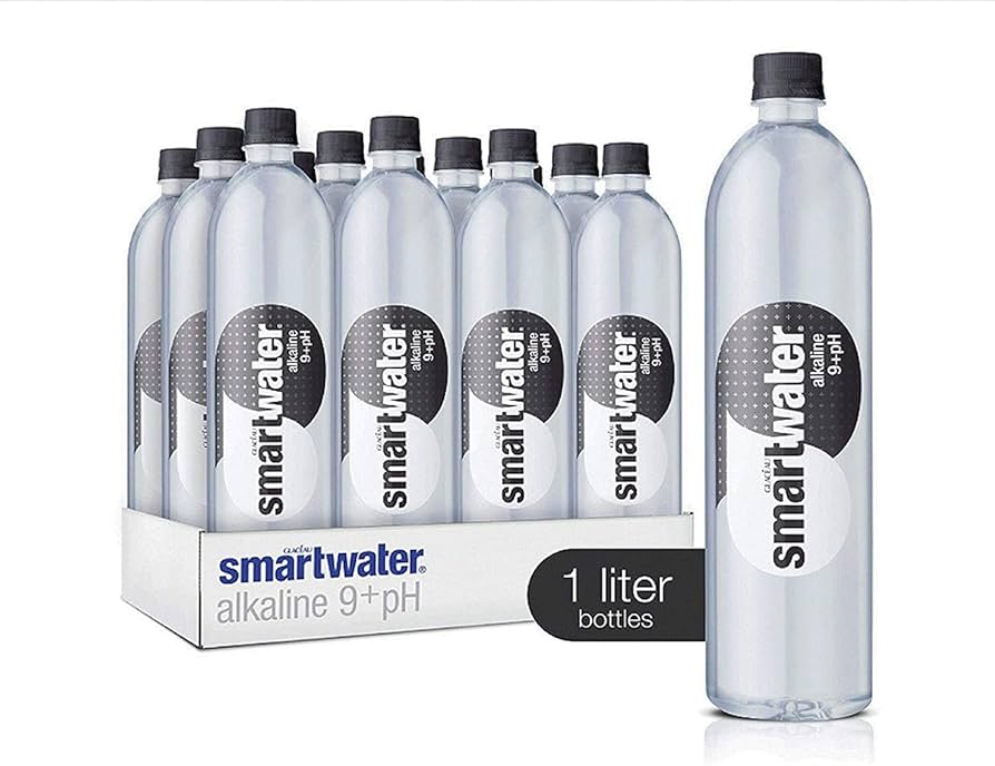 Smart Water - Alkaline Water with Antioxidant - 12/33.8oz