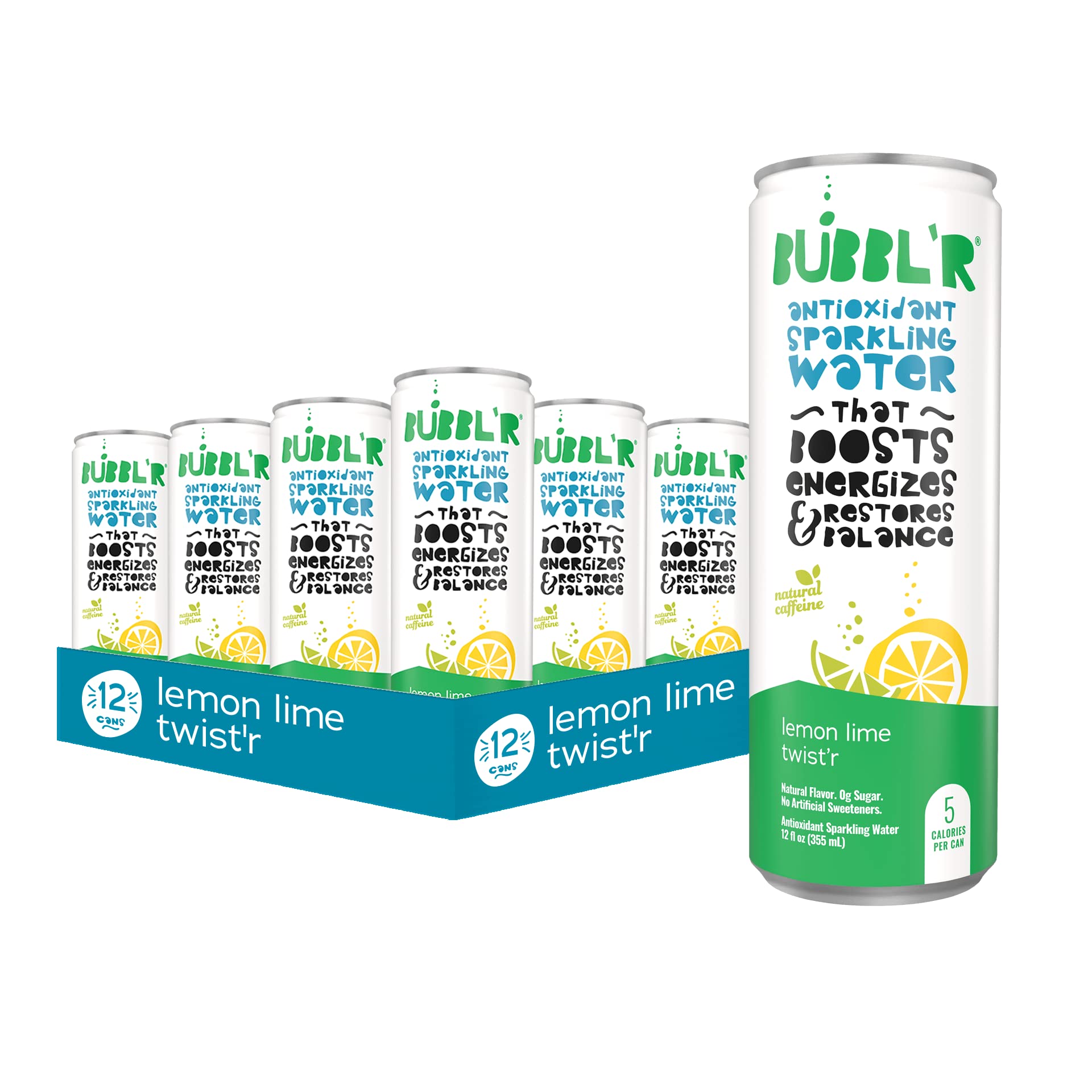 BUBBL'R - Twister de limón y lima - 12/12 oz