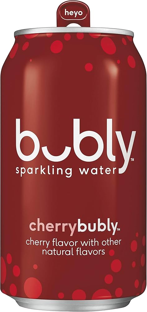 Bubly - Agua con gas de cereza - 12/16oz