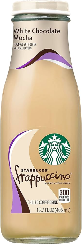 Starbucks - Frappuccino de chocolate blanco y moca - 12/13,7 oz