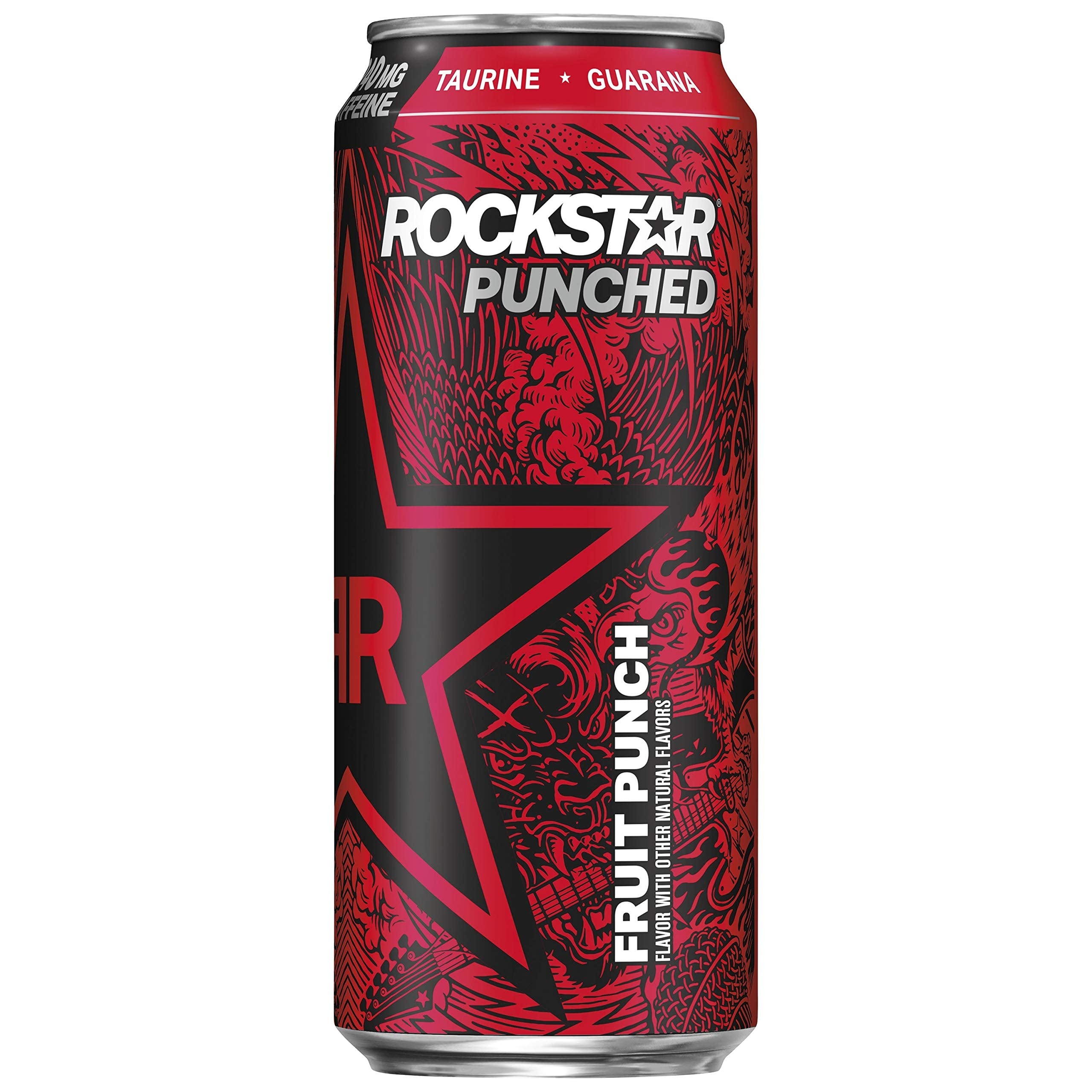 Rockstar - Punched Fruit Punch Energy Drink- 12/16oz