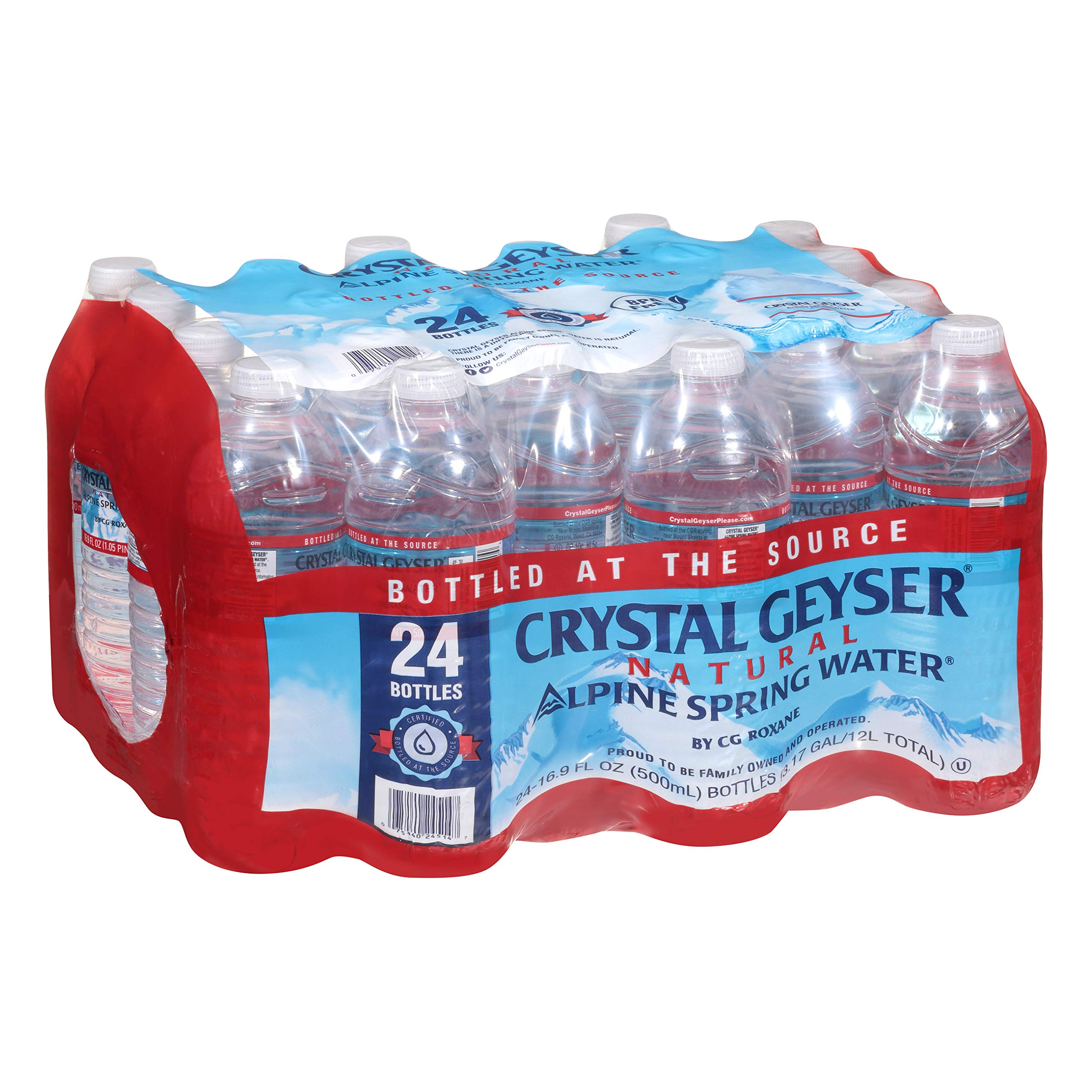 Crystal Geyser - Alpine Spring Water - 24/16.9oz
