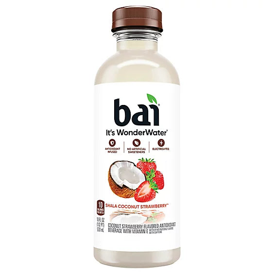 Bai 5 - Shala Coconut Strawberry - 12/18oz