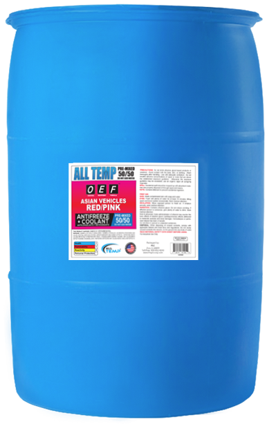 All Temp - Asian Vehicle OET Red/Pink - 1/55gal