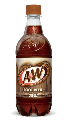 A & W - Original Root Beer Soda - 24/20oz