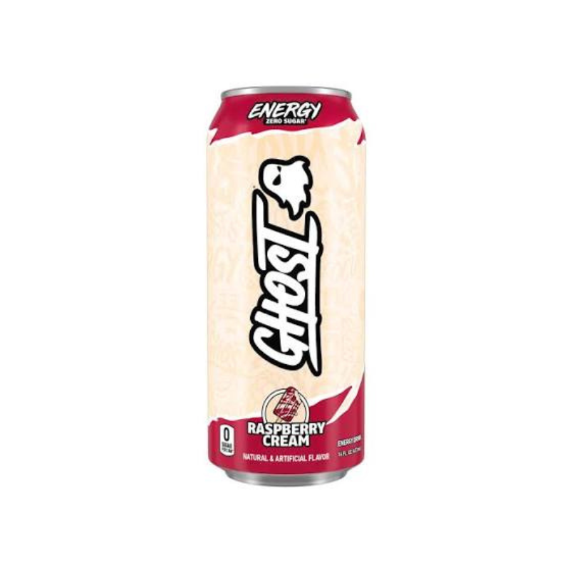 Ghost - Raspberry Cream - 12/16oz