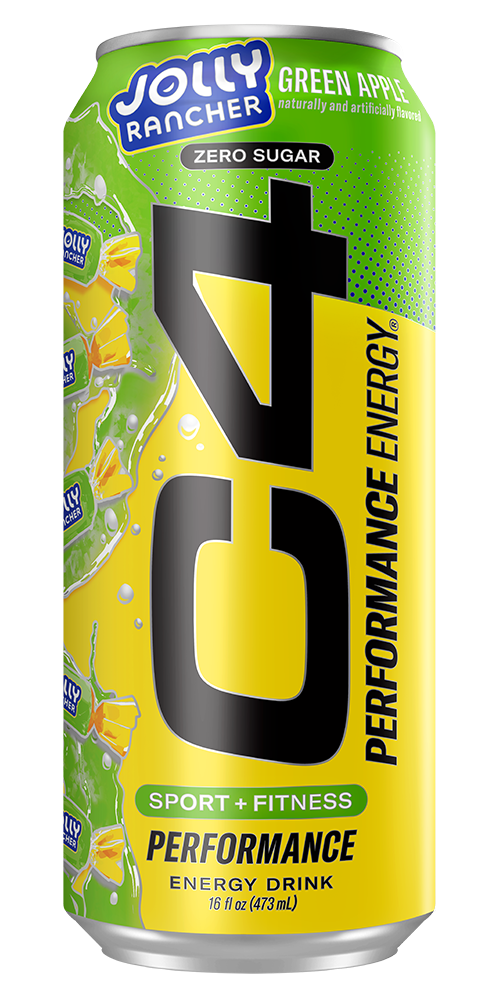 C4 - Energy Jolly Rancher Green Apple - 12/16oz C4 - Energy Jolly Rancher Green Apple - 12/16oz