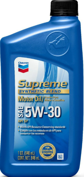 Chevron - Supreme Synthetic Blend 5W30 - 12/1QT