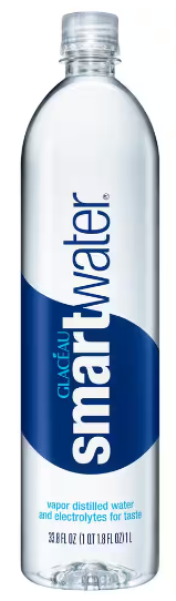 Smart Water - Premium Vapor Distilled Water - 12/33.8oz (12/1L)
