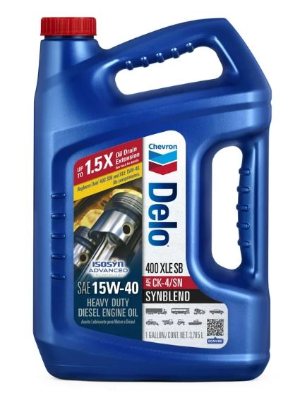 Chevron - DELO Synblend SAE 15W40 API CK-4/SN - 3/1Gal