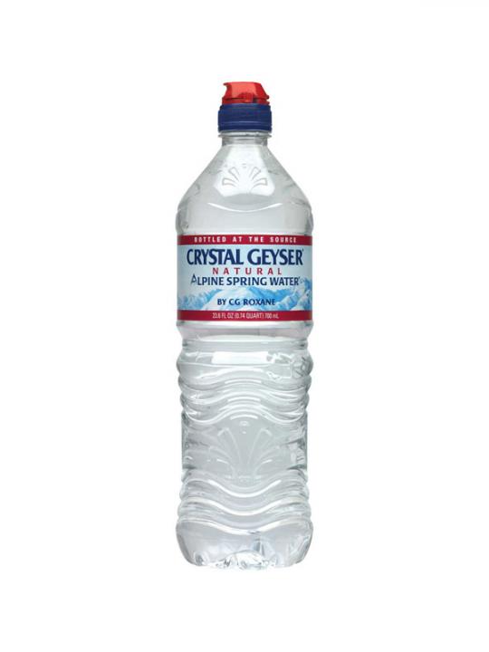 Crystal Geyser - Alpine Spring Water Sports Cap - 24/700ML