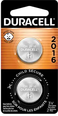 Duracell - 2016 3V Lithium Coin Battery - 6/2pk