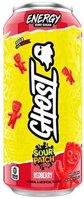 Ghost - Sour Patch Kids Red Berry Energy Drink - 12/16oz