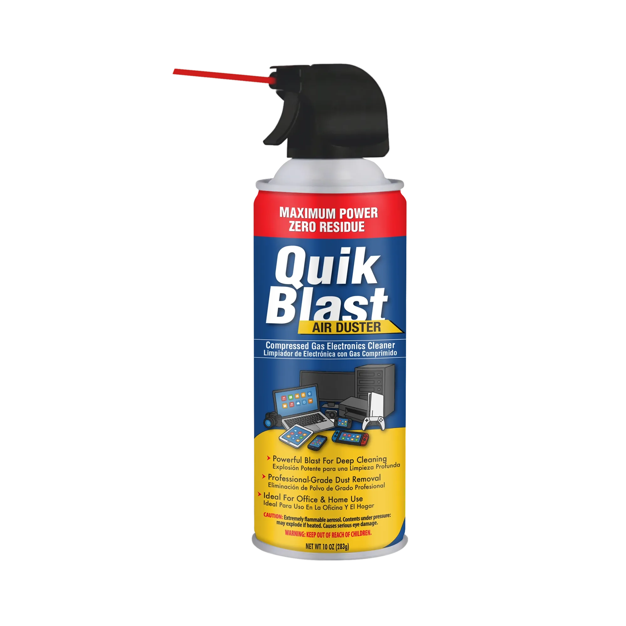Quik Blast Air Duster 10 oz 12/1 Case