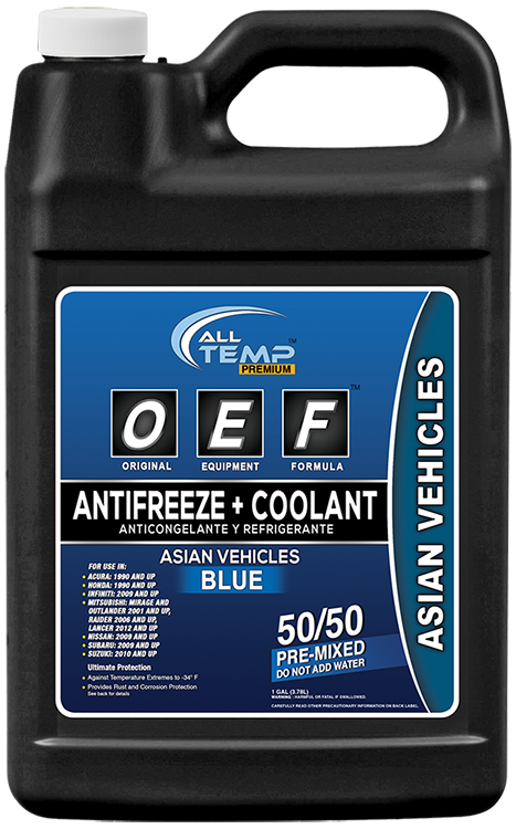 All Temp - OEF Asian Vehicle Blue 50/50 - 6/1Gal
