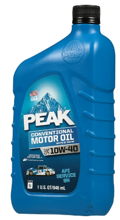 PEAK - Aceite de motor sintético 10W40 - 6/1qt