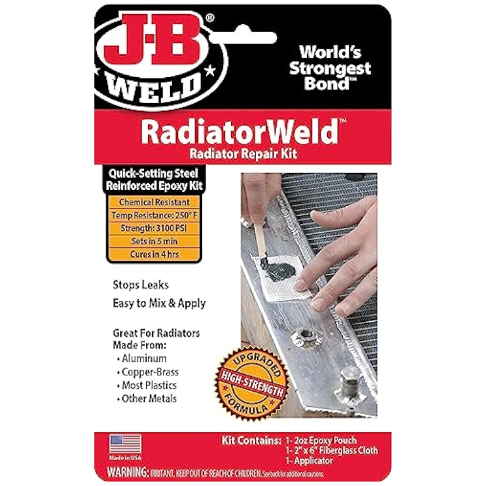 J-B Weld - Radiator & Plastic Tank Repair Kit Carded - 1/4pk