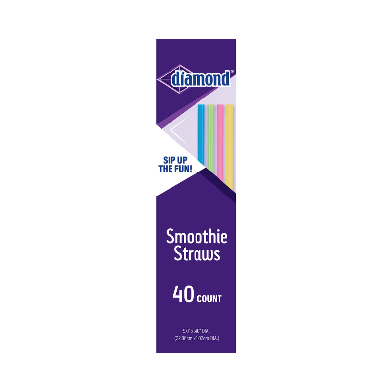 Diamond - Smoothie Straw - 12/40ct