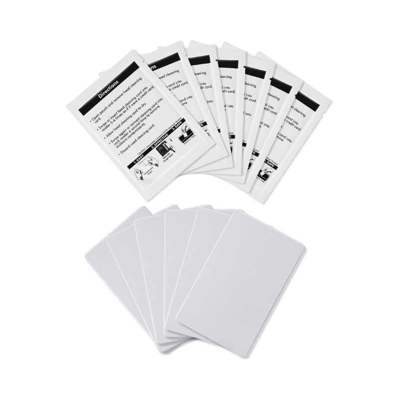 Credit Card Reader Cleaner Dual Side - 50ct