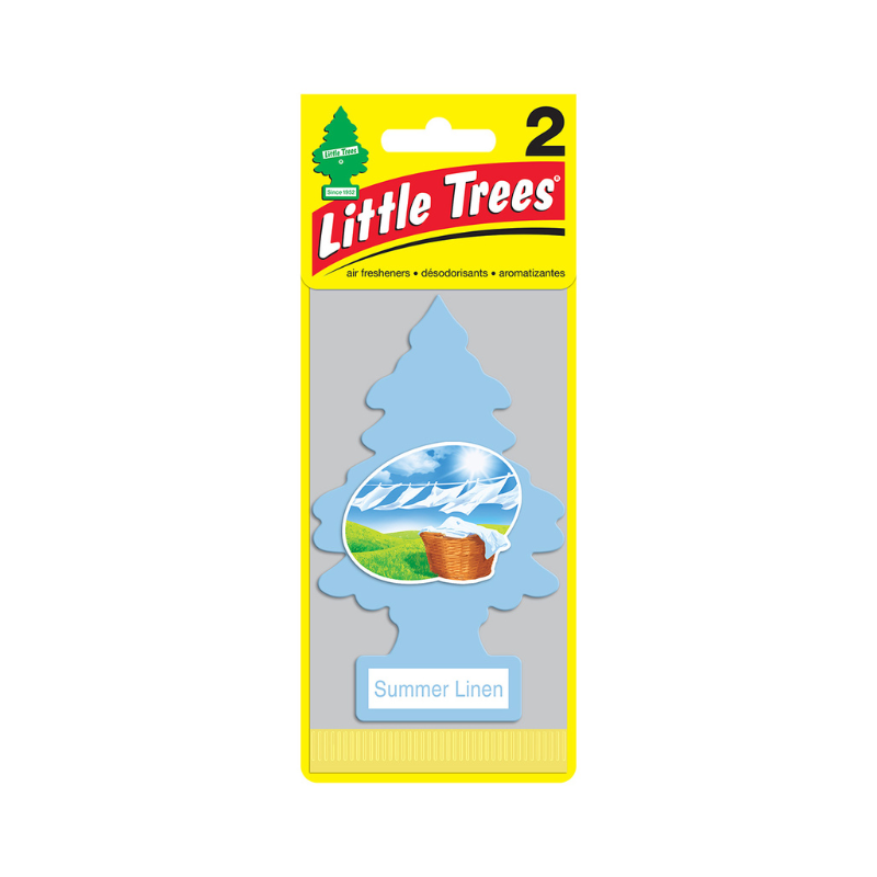 Little Trees - Little Tree Car Fresheners Summer Linen- 12/2pk