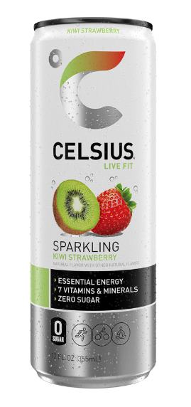 Celsius - Sparkling Kiwi Strawberry - 12/12oz