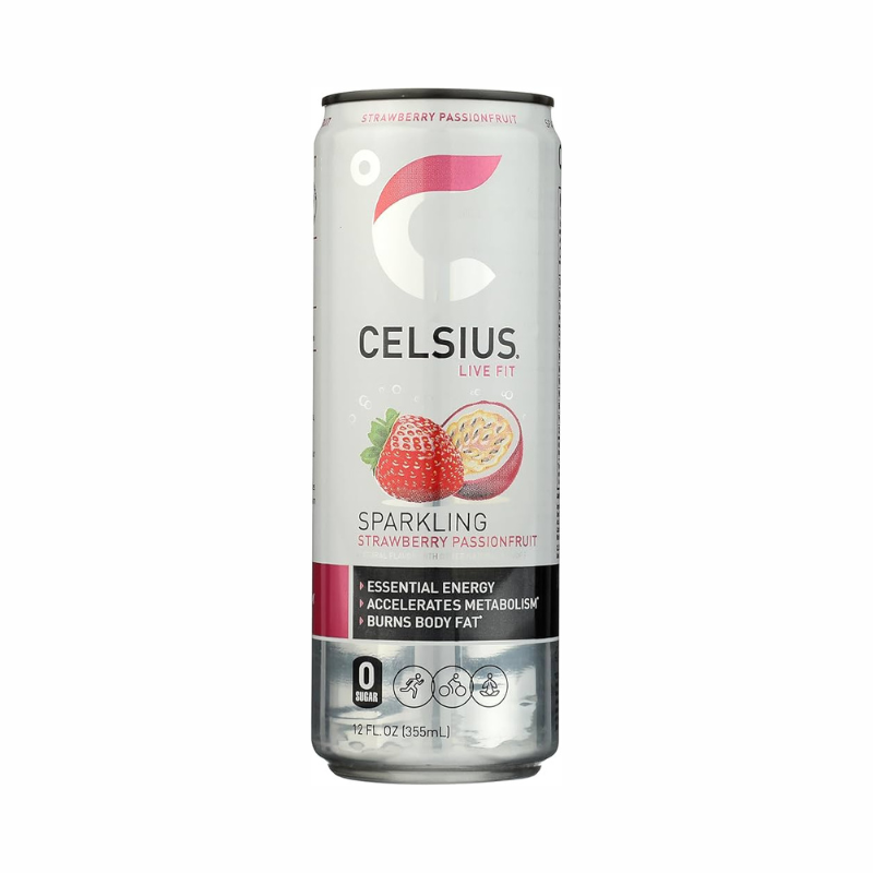 Celsius - Sparkling Strawberry Passionfruit - 12/12oz
