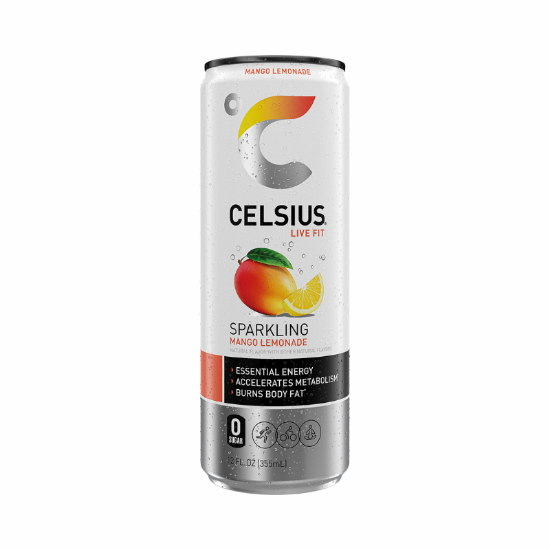 Celsius - Sparkling Mango Lemonade - 12/12oz