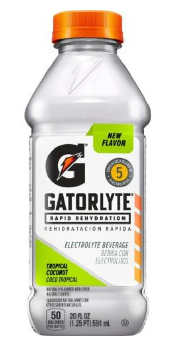 Gatorade - Gatorlyte Tropical Coconut - 12/20oz