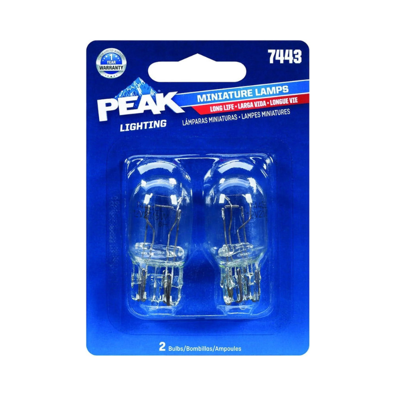Peak - Mini Bulb 7443- 1/10pk